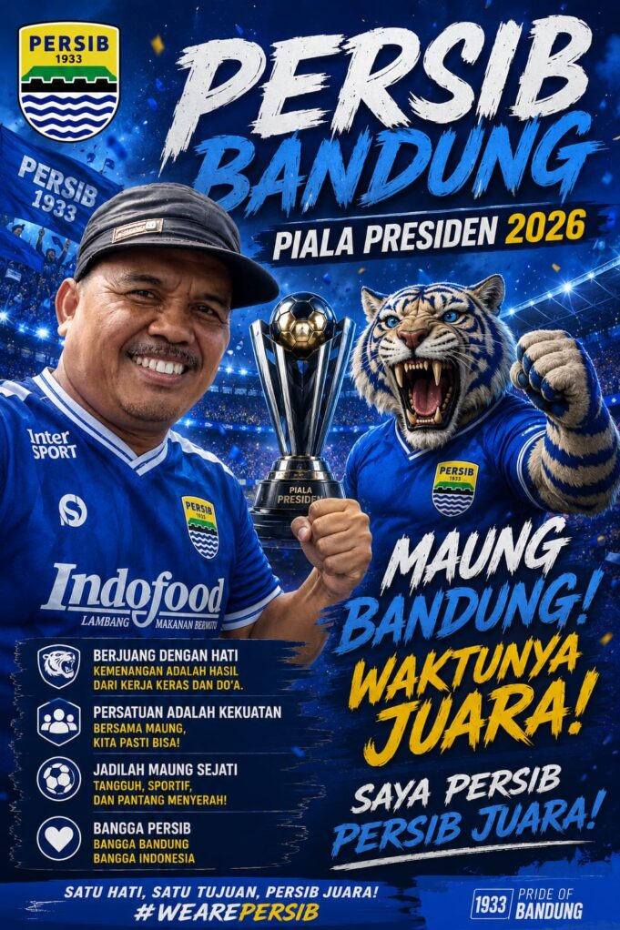 NOBAR PIALA PRESIDEN 2026: WARGA KAMPUNG BABAKAN JAWA BERSATU DUKUNG PERSIB